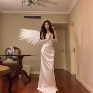 美神降临！天使之翼电动翅膀抱婴袋款生日情人节女生氛围感拍照道