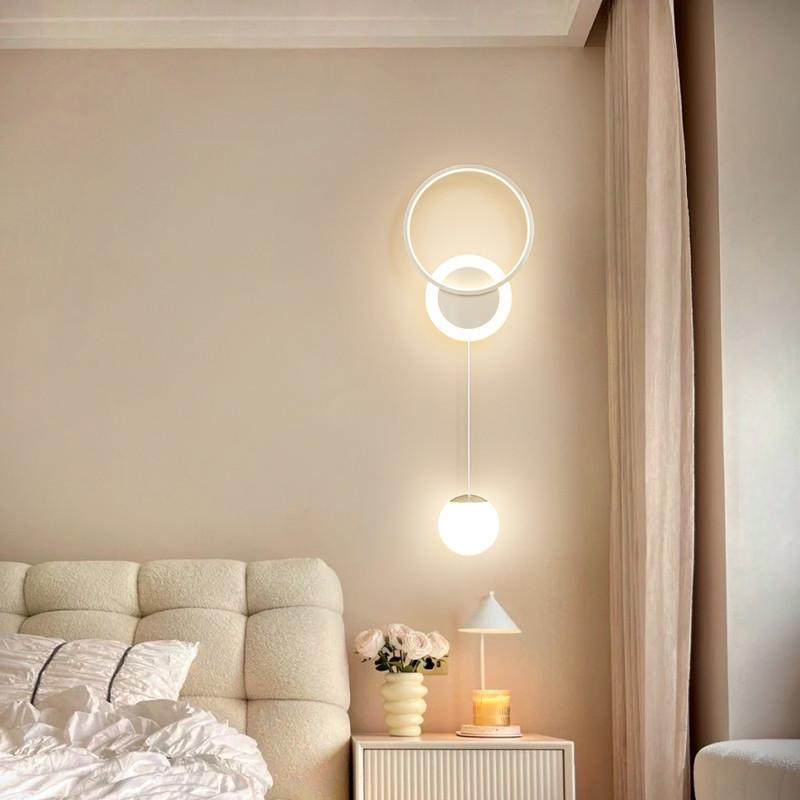 2024新款卧室床头壁灯奶油风现代简约创意客厅背景墙壁灯中山灯具,家装灯饰光源,壁灯,淘宝优惠券,粉丝福利购,淘宝优惠卷