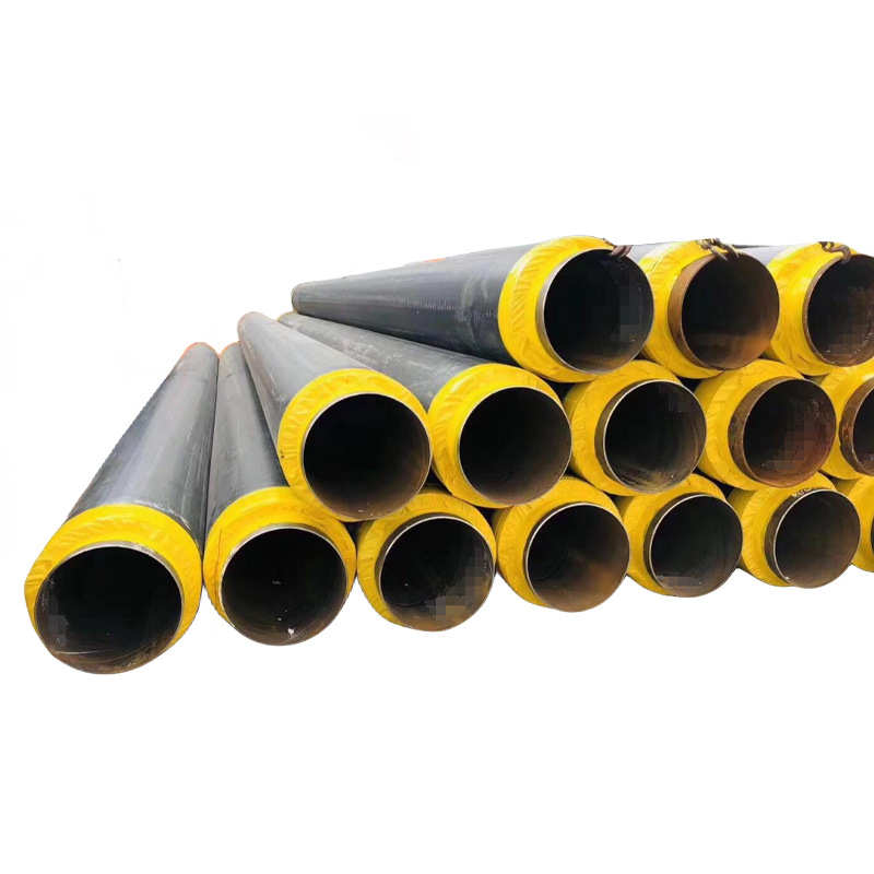 定制预制直埋保温管 直埋保温管厂家直销硬质聚氨酯发泡保温管