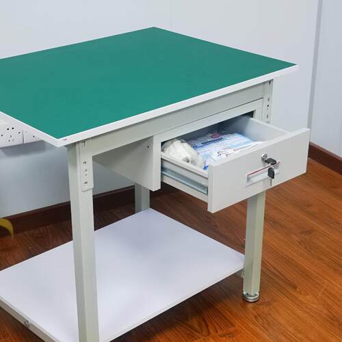 双层防静电工作台工厂无尘生产车间流水线操作打包桌子装配检验台