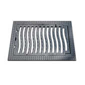 侧边式 市政水务篦 雨水篦子 方形铸铁弹簧篦 球墨铸铁防沉降篦子