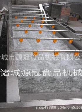 高压喷淋气泡清洗机商用全自动大枣清洗设备野菜莲藕翻浪式洗菜机