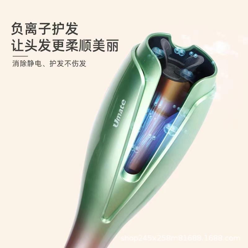 新款直销跨境新品卷发棒造型梳欧美卷发棒多功能美发梳自动卷发器