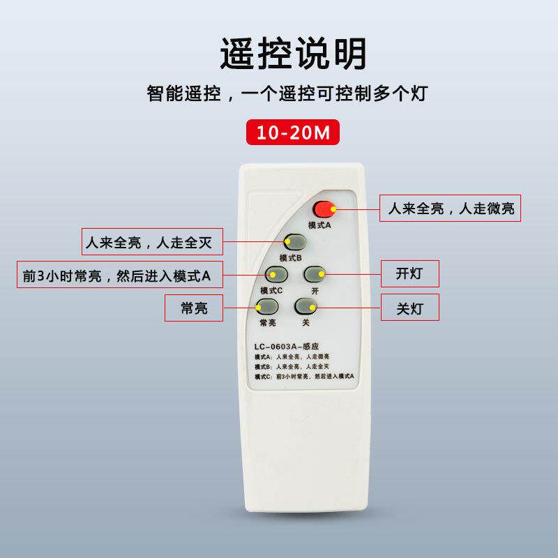 太阳能人体感应灯户外庭院灯家用超亮路灯防水室外农村照明投光灯