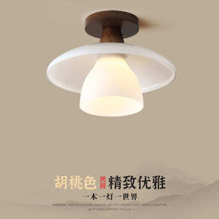 复古阳台灯吸顶灯日式 中古风过道入户玄关灯led 侘寂风走廊灯法式