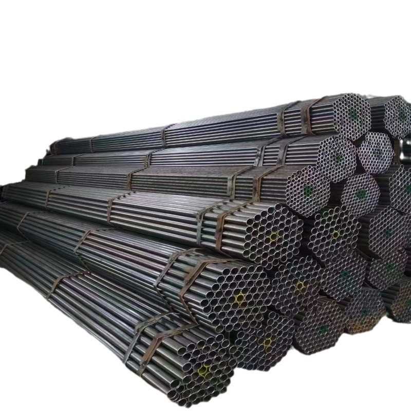 焊管建筑工地架子管防腐厚壁钢管黑料地埋高频焊接直缝焊管SC焊管