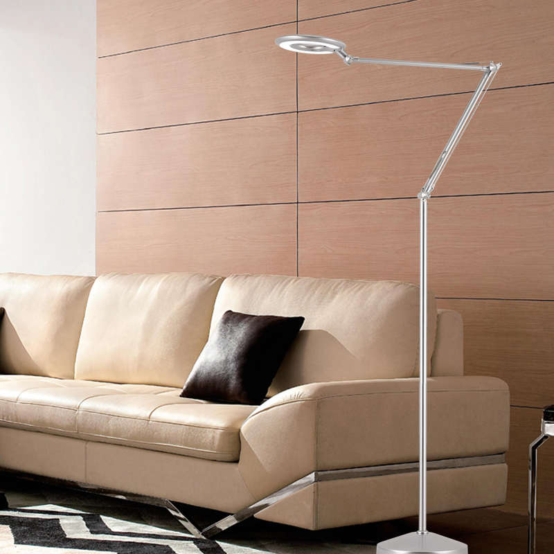 美容灯led冷光灯放大镜简约现代白光超亮立式金属睫毛纹绣落地灯