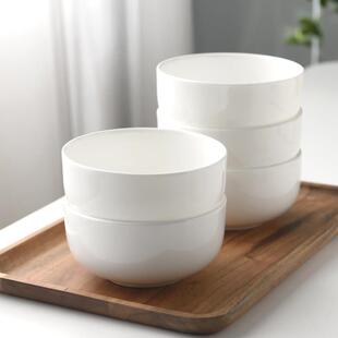 骨瓷碗新款碗碟套装大汤碗陶瓷碗盘套装日式饭碗家用高级感拌面碗