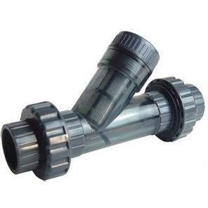 聚丙烯PP前置过滤器(带排污阀),过滤水PP塑胶过滤器