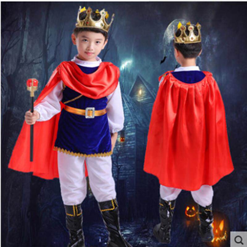 万圣节儿童表演幼儿园中小学童话剧角色小王子服装舞台演出服套装