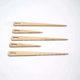 weaving diy榉木挂毯编织大眼针挂毯编织工具wooden needles