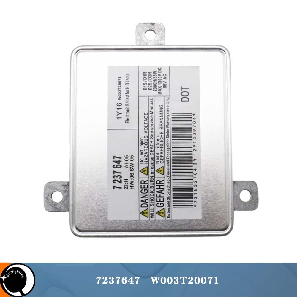 7237647W003T20071适用于宝马M5F10前大灯安定器D1氙气灯控制器