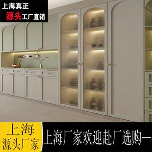 上海全屋定制整装全实木家俱源头工厂店衣柜整体橱柜衣帽间法式烤