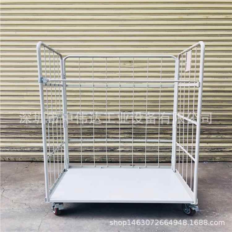 移动折叠物流台库车工厂市仓转理超货周车、快递移动物流笼车。