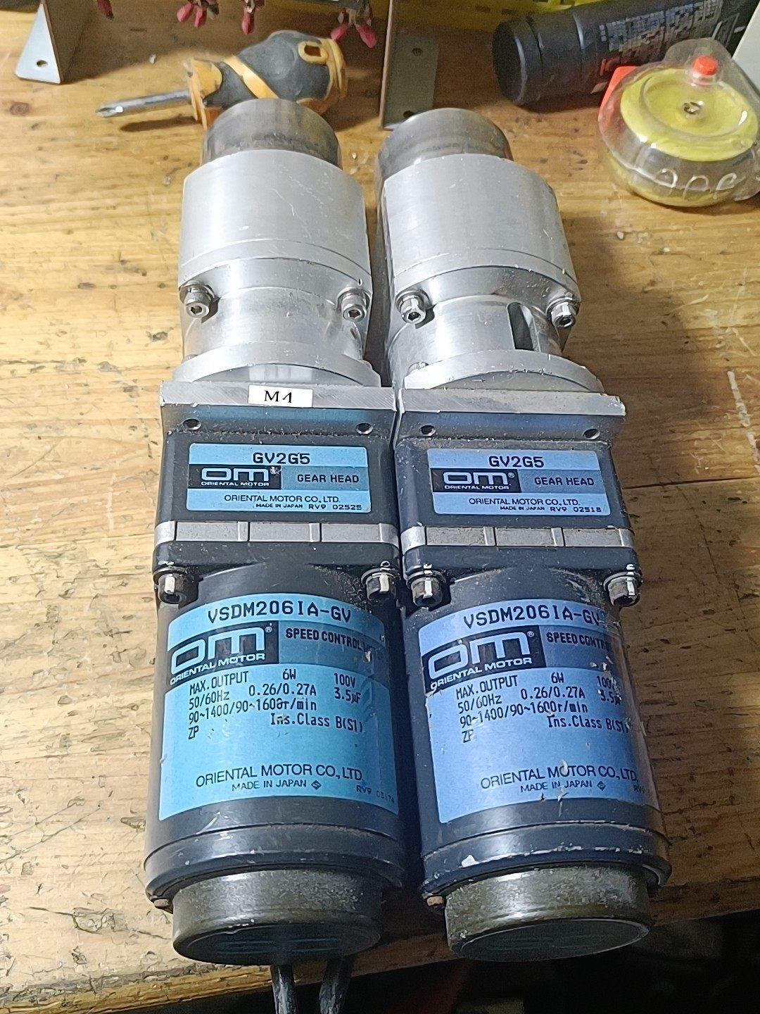 拆机日本东方调速电机VSDM206IA-GV减速机GV2G1