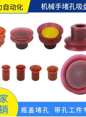 真空吸盘大头双层堵孔吸盘DK-ZP10 带孔瓶盖漏孔专用DK-20 30 25