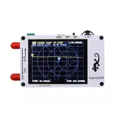 NanoVNA矢量网络分析仪2.8英寸驻波比50KHz-900MHzHF短板分析仪