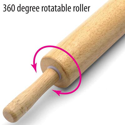 Classic Wood Rolling Pin Dough Roller Classic Pastry Rolling