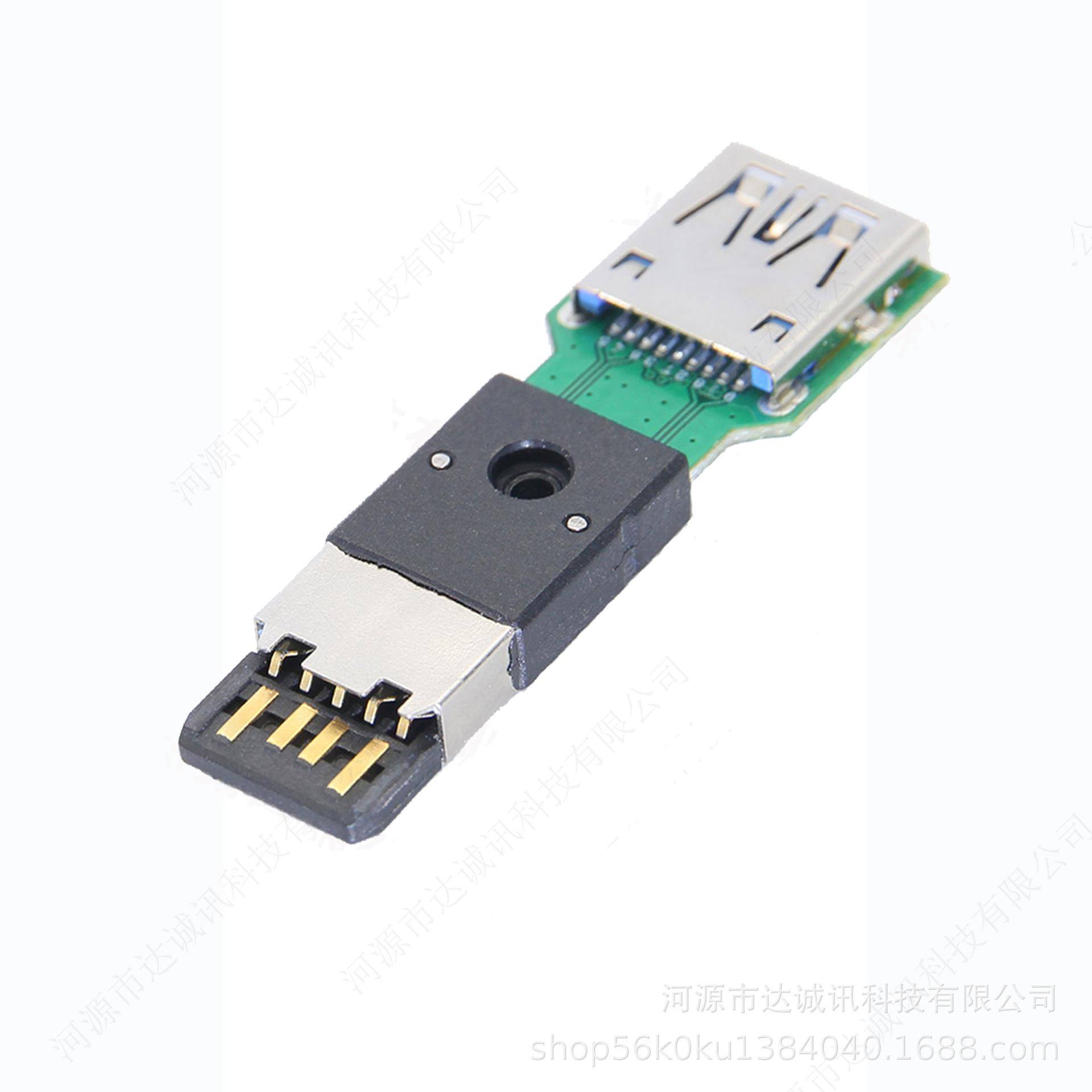 RJ45测试头网口连接器转接头测试模组8P公转母高寿命高直通率