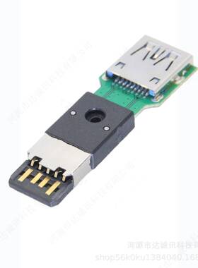 RJ45测试头网口连接器转接头测试模组8P公转母高寿命高直通率