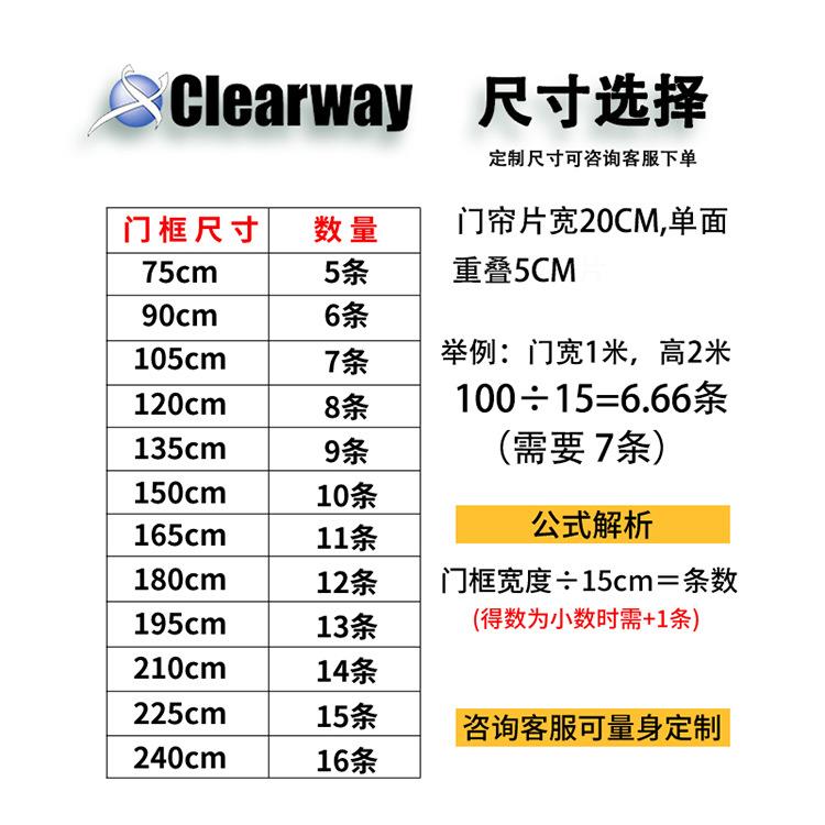 爱托福皮空调pvc软门帘透明塑料冷库门帘卷隔断帘商用耐低温-60