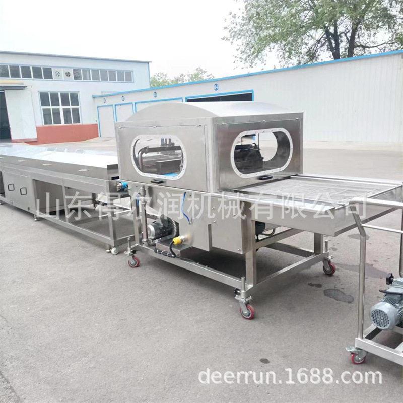 得尔润饼面包干巧克力一涂层机 裹面或涂恒半均可 温加热 清洗方