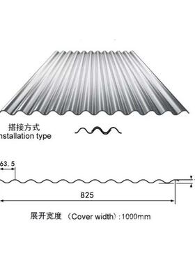 波浪汽车8mm镁厚836铝.外墙0波修理店型4s装饰店板纹板锰