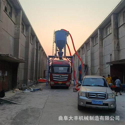 水泥粉集装箱气力输送机脉冲除尘吸灰机干散箱室内拆箱吸灰机