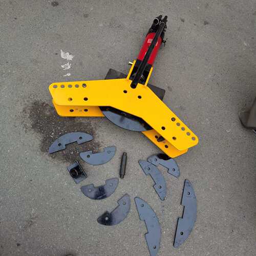 SWP-10A扁铁扁钢手动弯管工具 平立弯 整体式液压铜铝排折弯设备