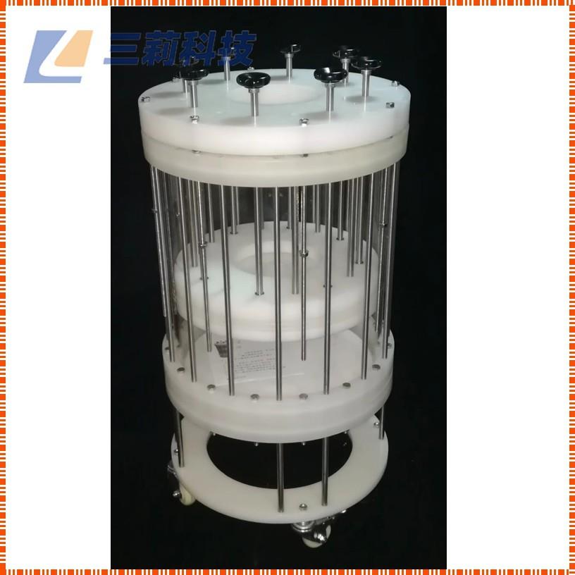 玻璃层析柱层析柱装柱器带转换接头大型高压有机玻璃层析柱图片