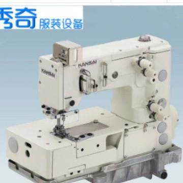 关西KANSAIPX302-4W2针双重环缝4点曲牙机工业缝纫机