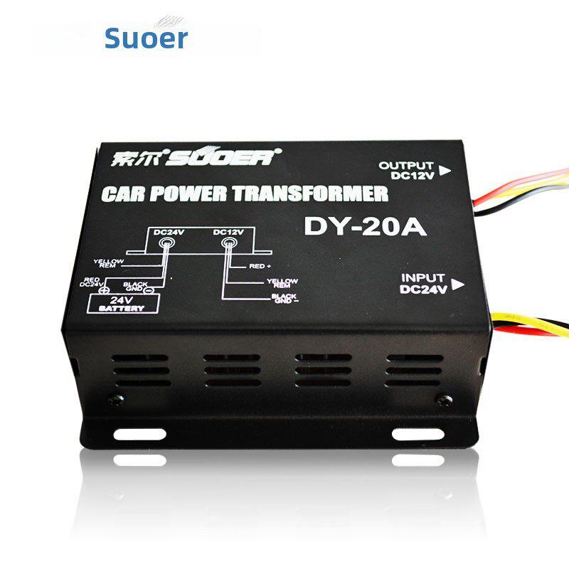 Sol汽车电源减速器24V至12V隔离稳压电源转换器Dy-20A卡车低压降
