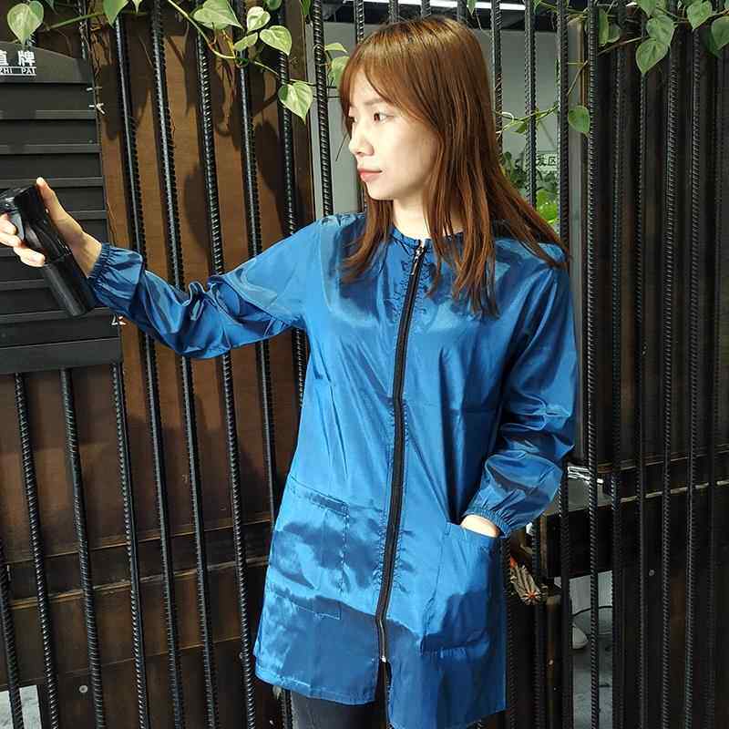 正品美发髲工作理髲服店发师助理中工服焗油烫染衣发型理廊剪发不
