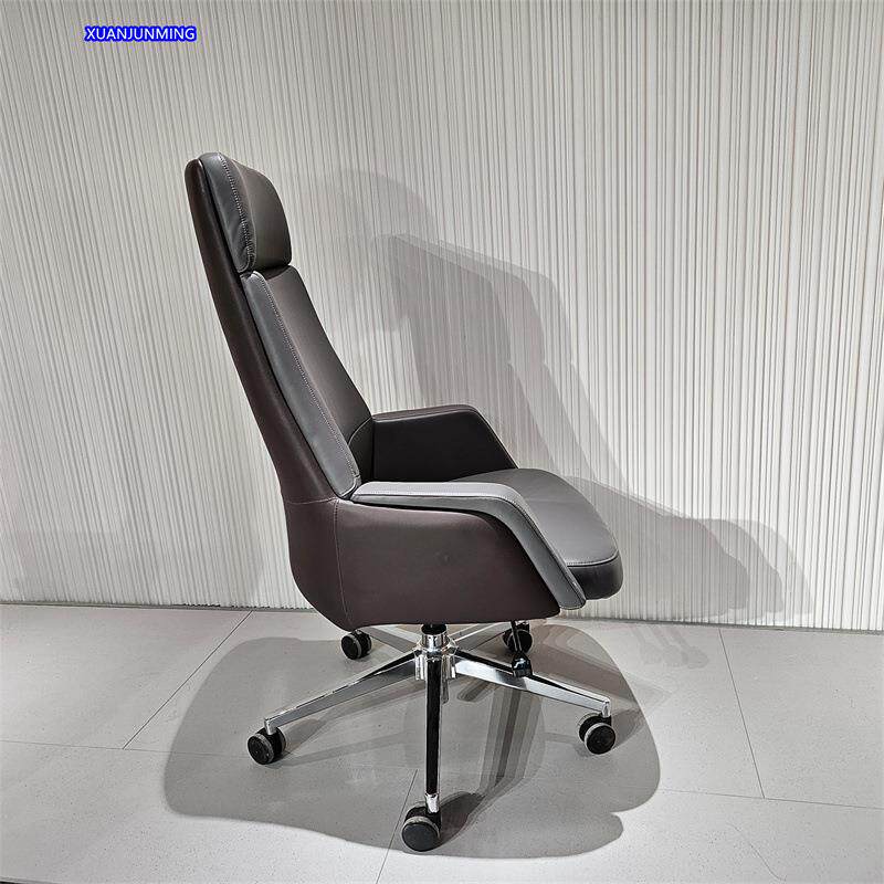 办公椅舒适可躺简约护腰转椅人体工学电脑椅升降带头枕职员椅子