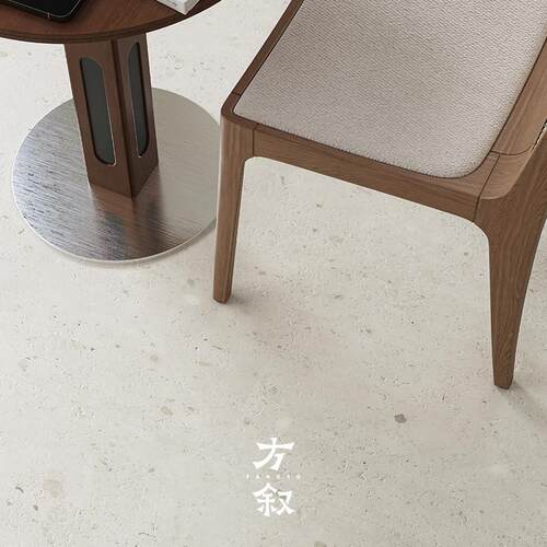 侘寂风水磨石SPC石塑锁扣地板微水泥PVC石晶卡扣式覆合地板防水