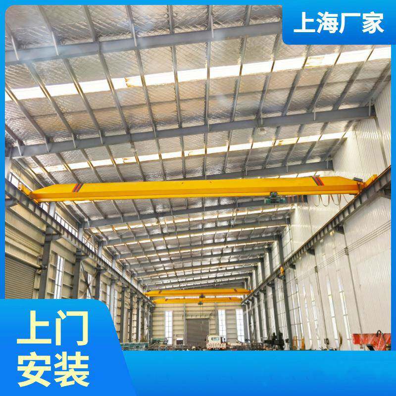 厂房10吨单梁行吊LDA型10t电动桥式起重机10T欧式航车上门安装