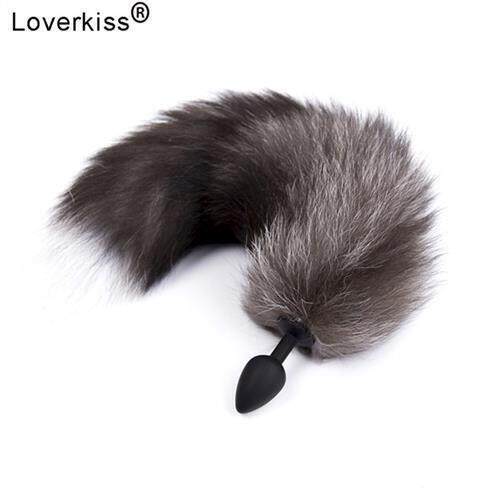 Silicone Anal Plug Sexy Tail Fox Tail Butt Plug Anal Sex Toy