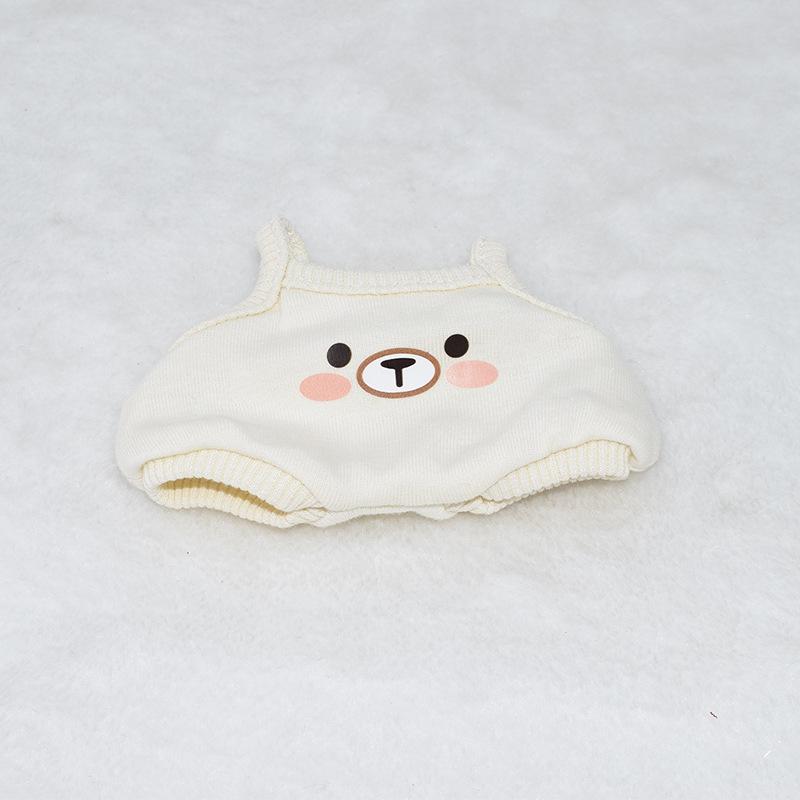 cm棉花娃娃吊带衣服可爱连体着替