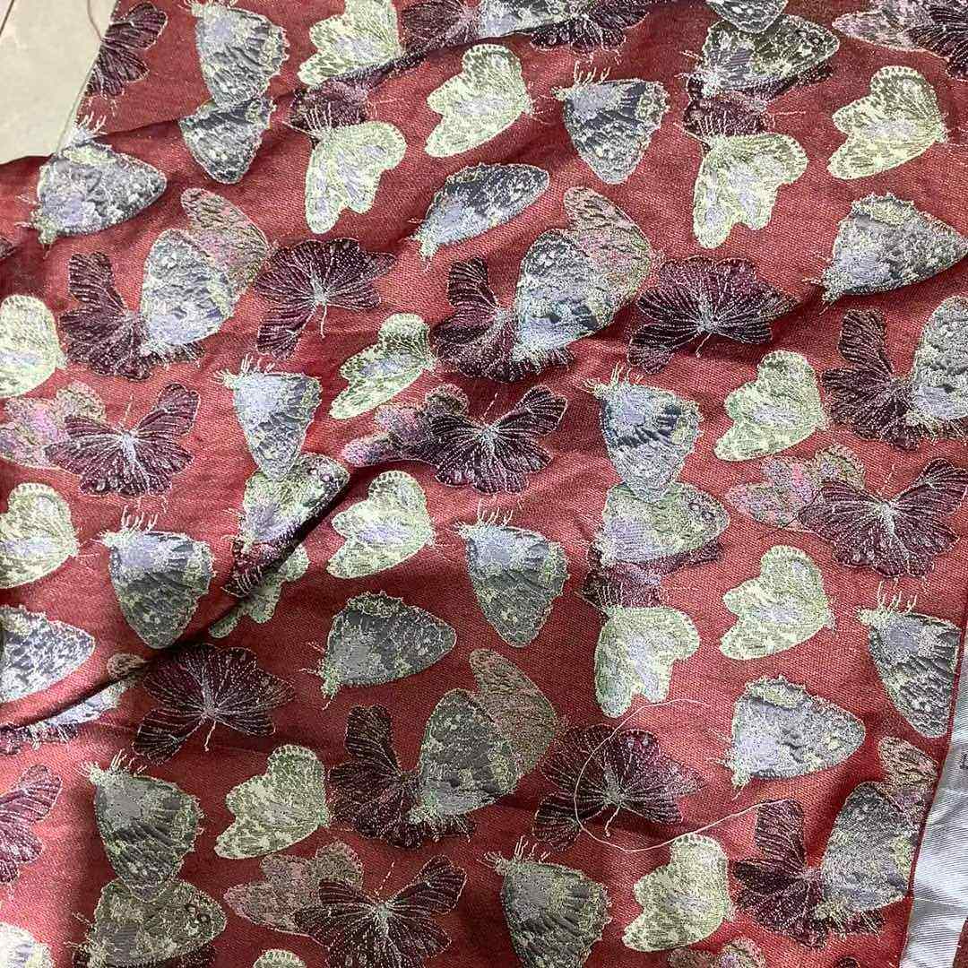 2024年厂家直销新款现货色织蝴蝶梭织提花面料家纺高档织锦缎,纺织面料/辅料/配套,服装花边,淘宝优惠券,粉丝福利购,淘宝优惠卷