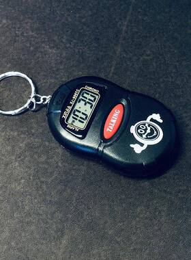 语音报时表老人手表讲话手表盲人语音手表电子闹钟表钥匙扣报时器
