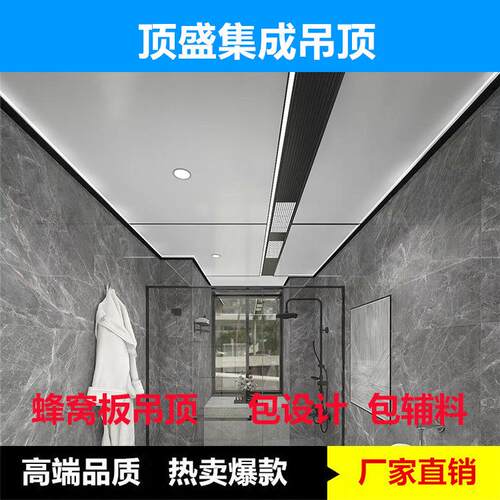 蜂窝板吊顶集成吊顶铝扣大板客餐厅厨卫铝大板蜂窝现代简约天花板