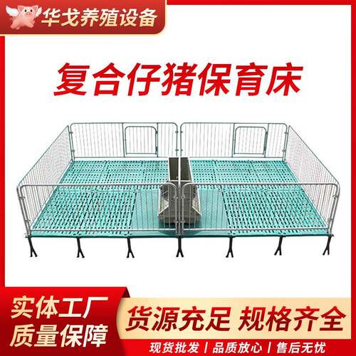 带粪板母猪限位栏落地式简易产床栏加厚热镀锌母猪定位栏养殖设备