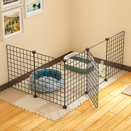 猫狗宠物围栏室内栅栏自由组合猫笼狗，笼子防越狱训练厕所中小型犬