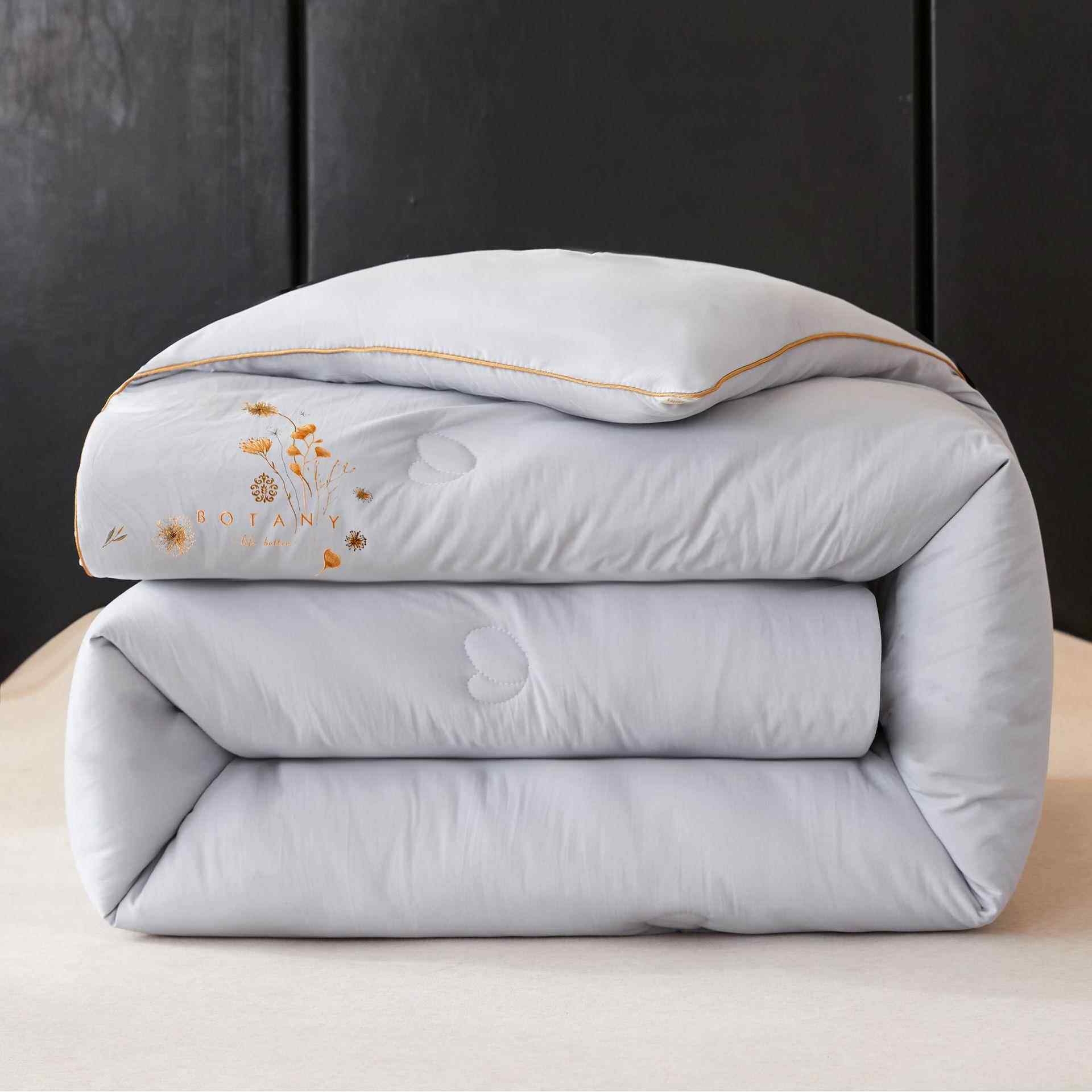 家厚厂冬被单双人被芯春秋被保暖大豆被OIU子宿加舍酒店褥被礼品