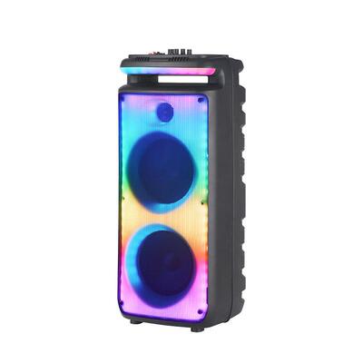 宁大贸易户外双8寸partybox便携式可移动音响炫酷火焰音响