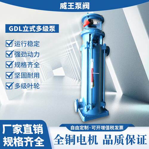 矿用立式多级泵50GDL12-15X10多功能高楼供水多级泵高压多级泵