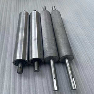 现货无动力滚筒主从动不锈钢滚轴流水线输送带托辊包胶滚筒不包邮