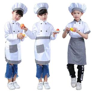 Parent Day Child Chef Costume扮 Children& Performance x27;s