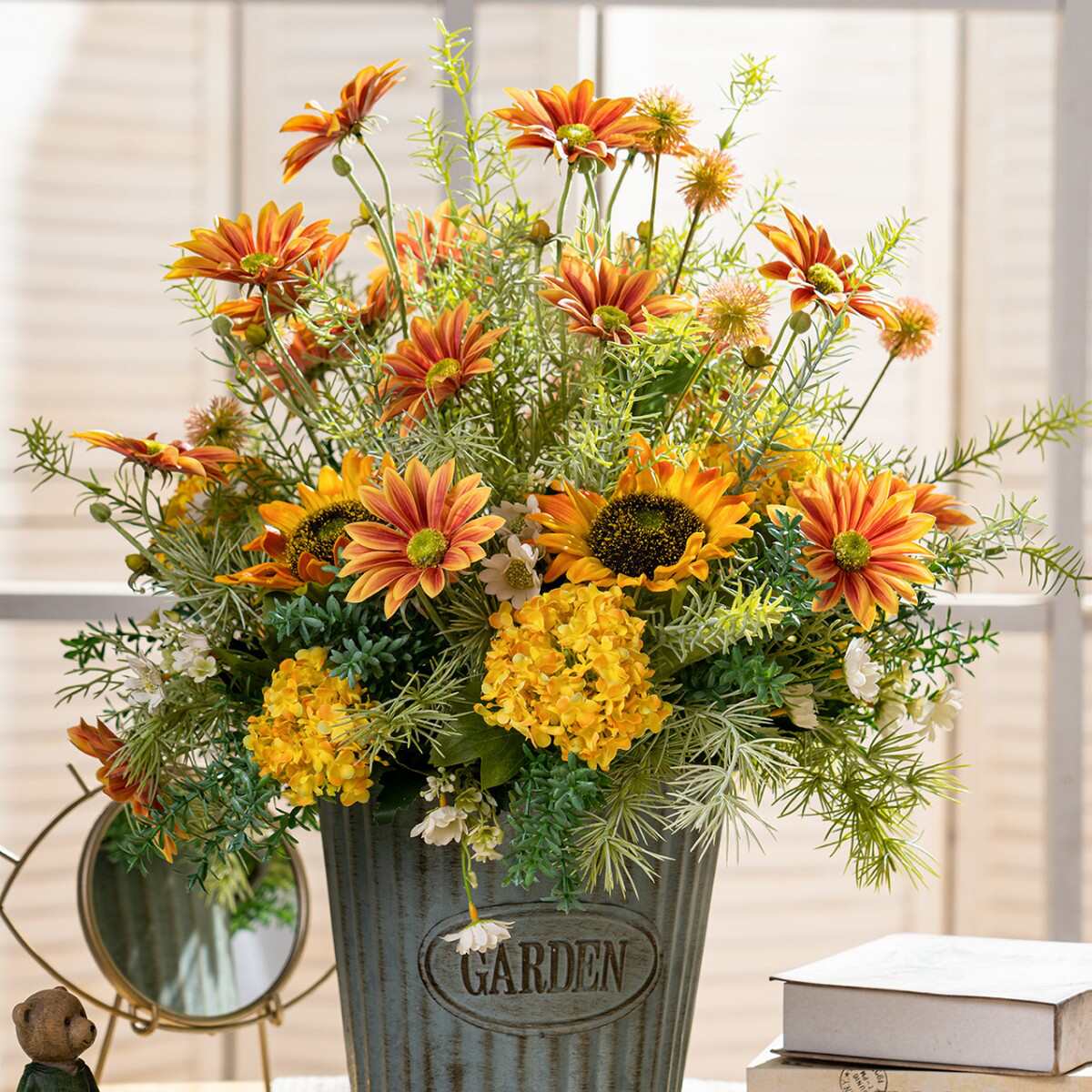 高档仿真轻奢高端仿生塑料假花艺插花卉客厅摆设餐桌面装饰品摆件