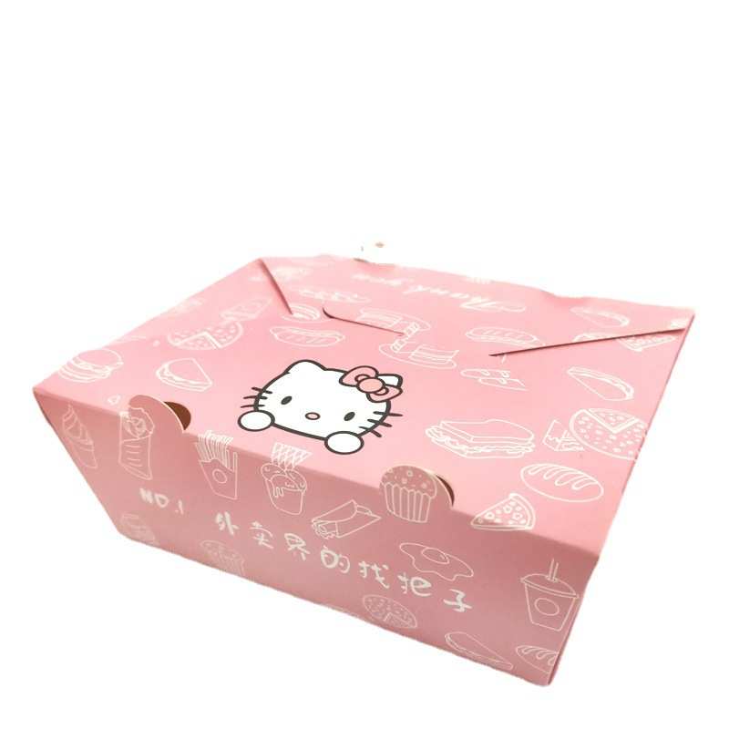 一次性韩式炸鸡盒打包盒子鸡腿鸡翅鸡块加厚外卖包装盒纸餐盒批发